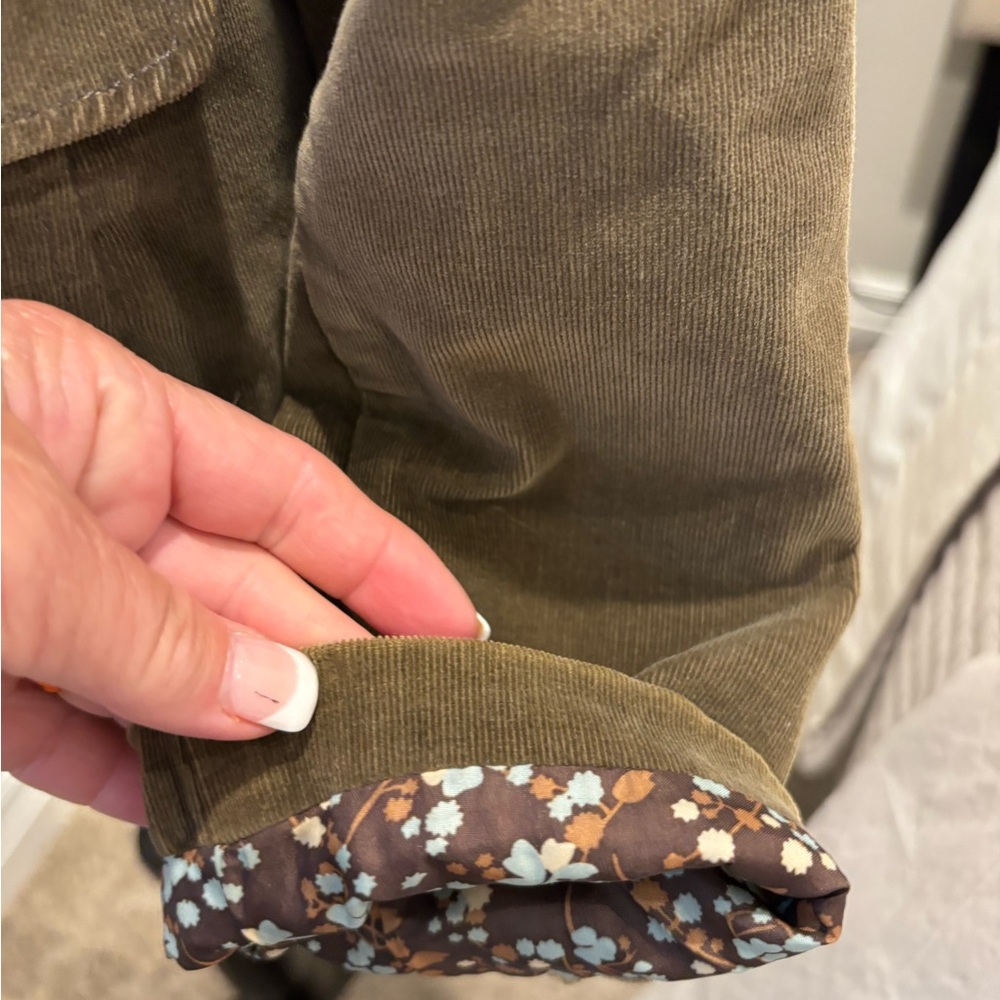 New Frontier Olive Corduroy Blazer Jacket - Picture 4 of 7